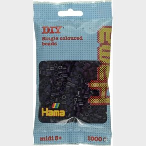 Hama Midi Perler - Aubergine - 1.000 Stk - 207-108