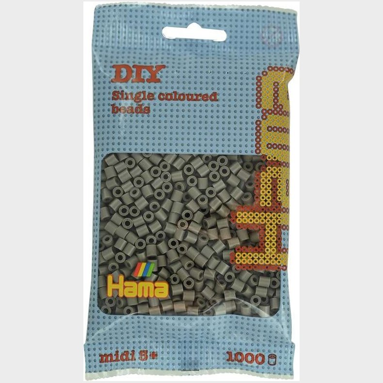 Hama Midi Perler - Grbrun - 1000 Stk. - 207-117