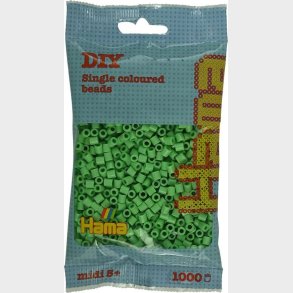 Hama Midi Perler - Klar Grn - 1.000 Stk - 207-115