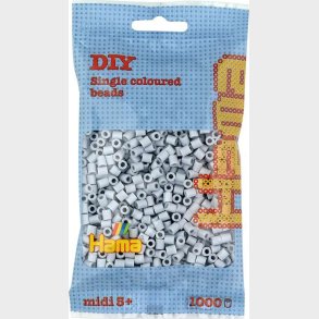 Hama Midi Perler - Lysegr� - 1.000 Stk - 207-70
