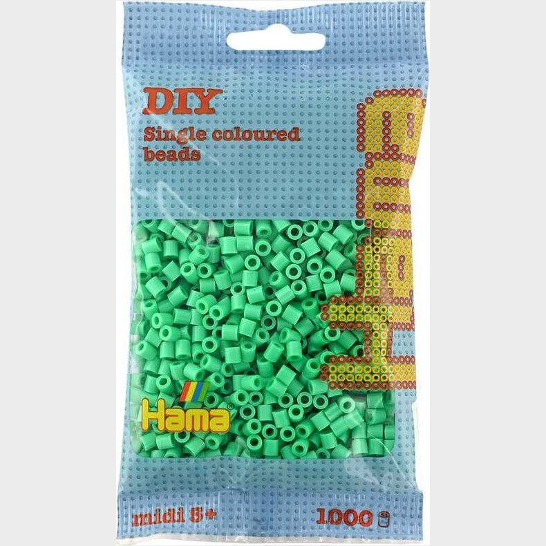Hama Midi Perler - Lysgr�n - 1.000 Stk - 207-11