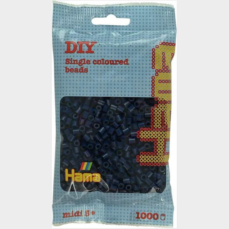 Hama Midi Perler - Midnatsbl - 1.000 Stk - 207-116