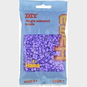 Hama Midi Perler - Pastel Lilla - 1.000 Stk - 207-45