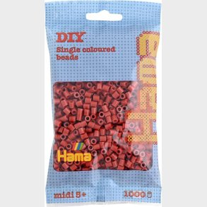 Hama Midi Perler - R�dbrun - 1.000 Stk - 207-20