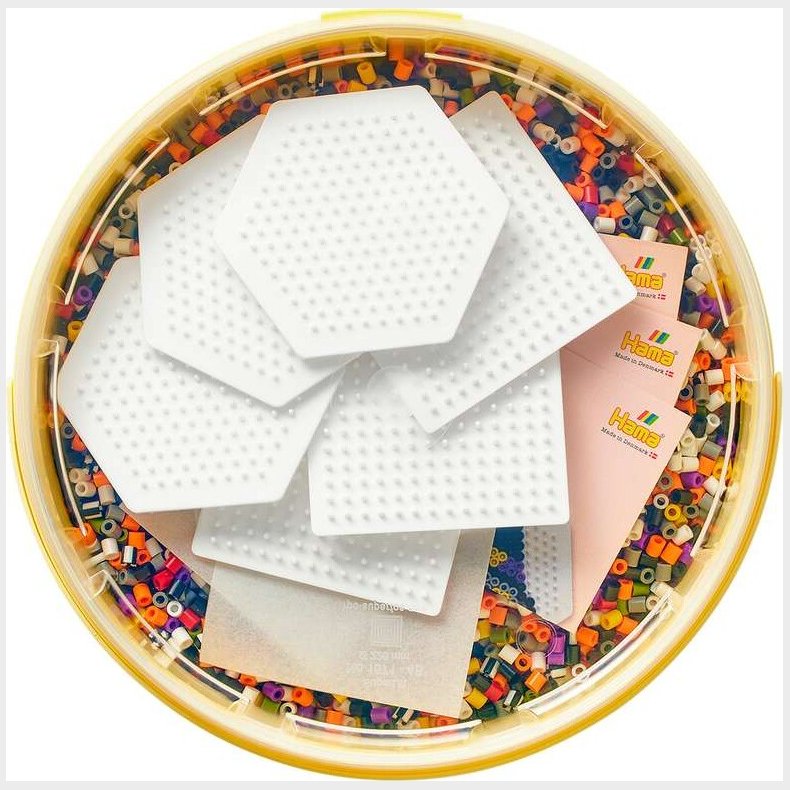 Hama 181-303 - Halloween - 30.000 Stk. Midi Perler + 6 Plader