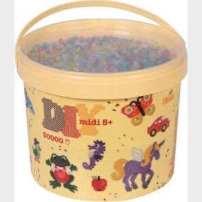 Hama Midi Perler - Transparent Mix 53 - 30.000 Stk. - 181-53