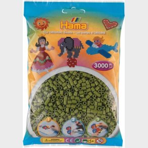 Hama Midi Perler - Oliven - 3.000 Stk. - 201-84