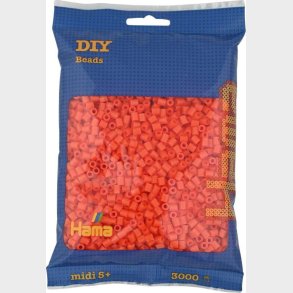 Hama Midi Perler - Orange - 3.000 Stk. - 201-04
