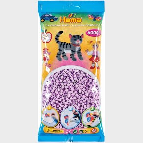 Hama Midi Perler - Pastel Lys Lilla - 6.000 Stk - 205-96