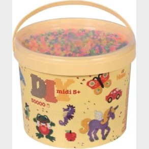 Hama Midi Perler - Neon Mix 51 - 30.000 Stk. - 181-51