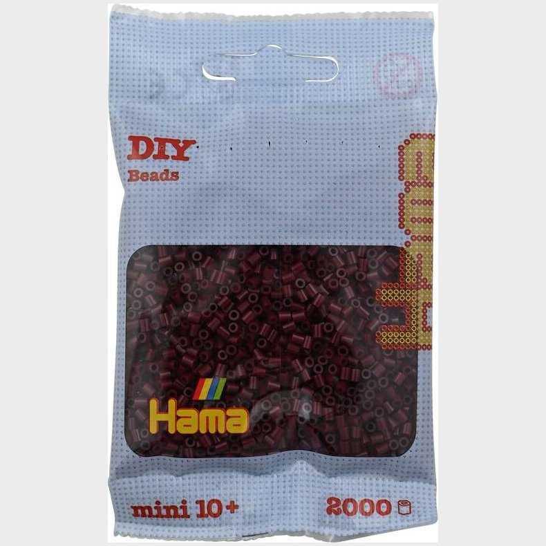 Hama Mini Perler - Bordeaux - 2.000 Stk. - 501-30
