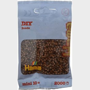 Hama Mini Perler - Brun - 2.000 Stk. - 501-12