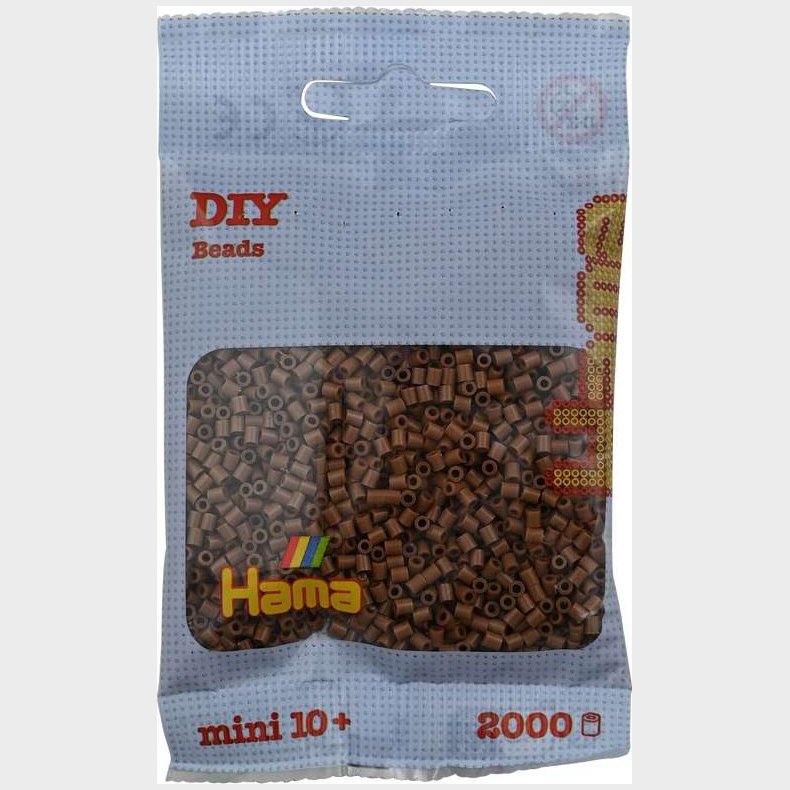 Hama Mini Perler - Brun - 2.000 Stk. - 501-12