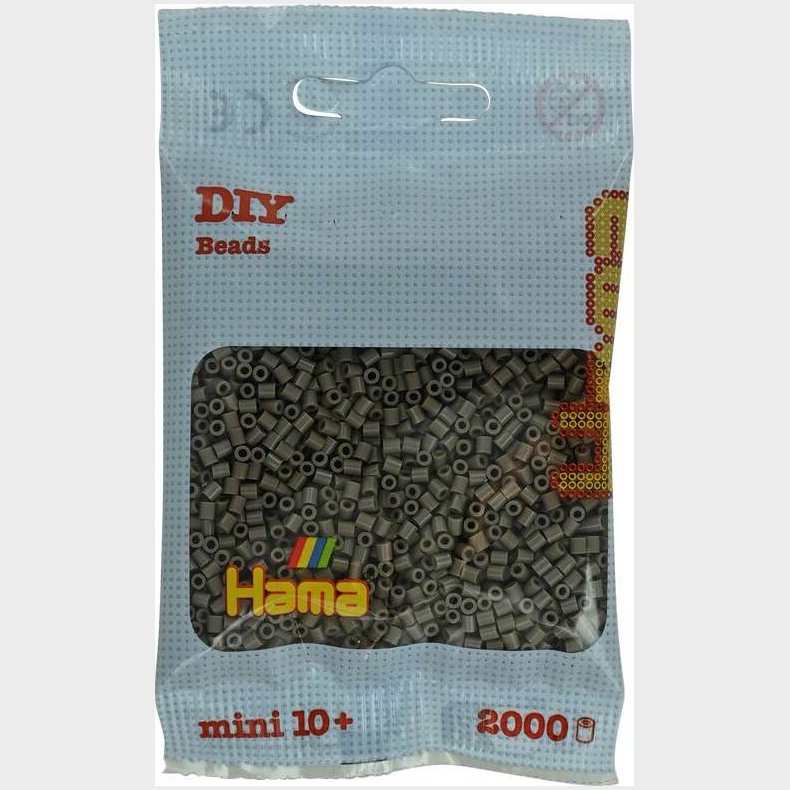 Hama Mini Perler - Grbrun - 2000 Stk. - 501-117