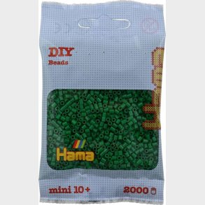 Hama Mini Perler - Grn - 2.000 Stk. - 501-10