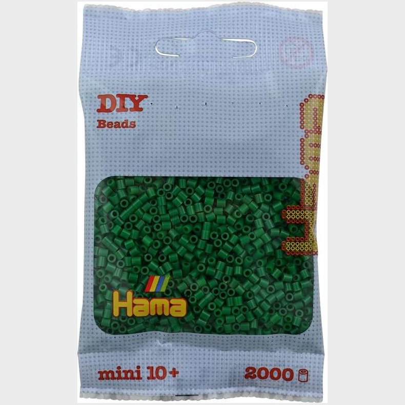 Hama Mini Perler - Grn - 2.000 Stk. - 501-10