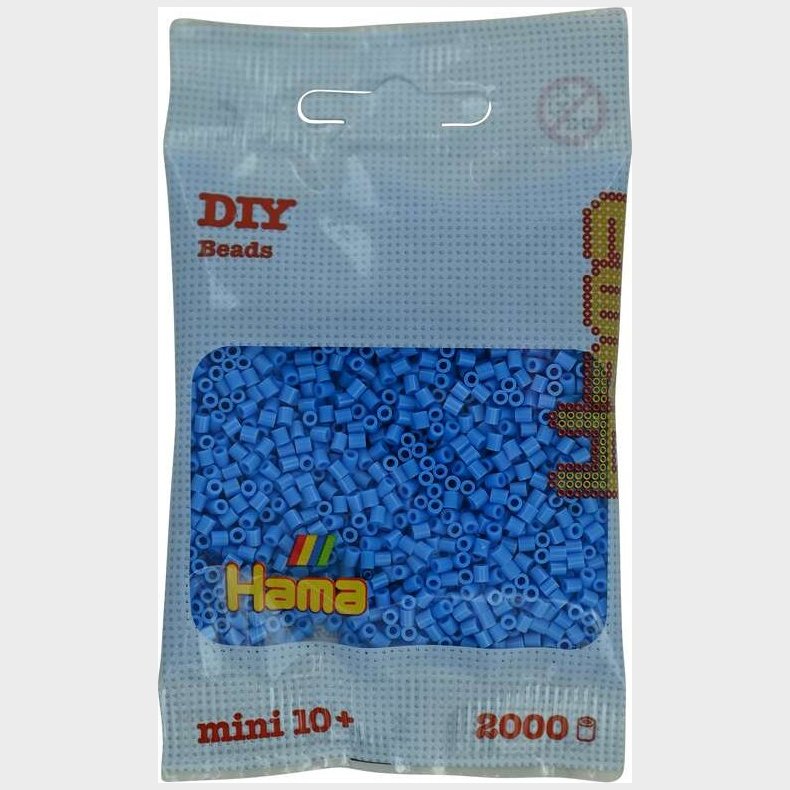 Hama Mini Perler - Klar Bl - 2000stk. - 501-119