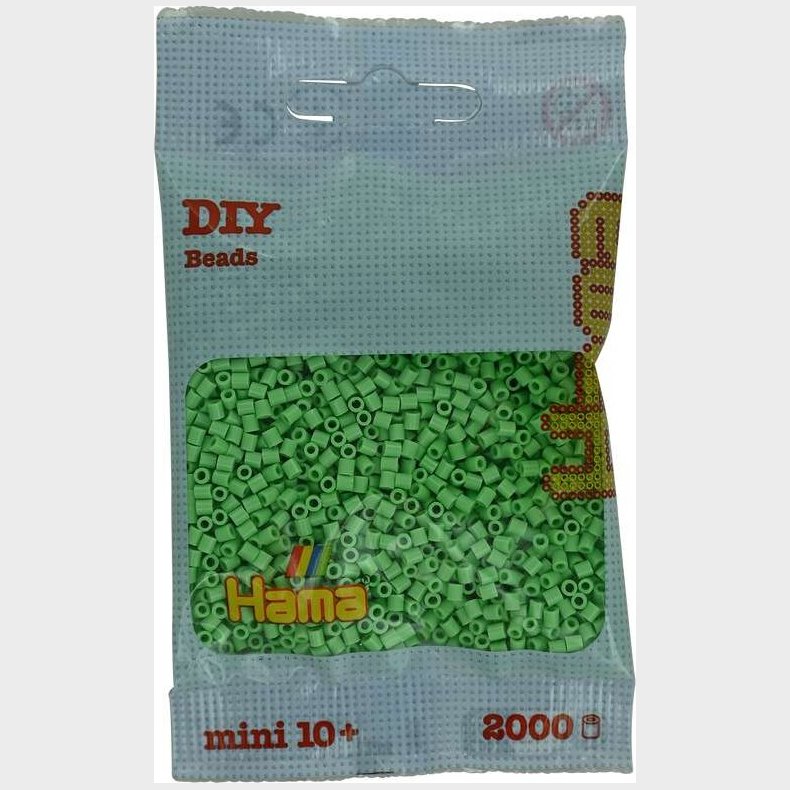 Hama Mini Perler - Klar Grn - 2000 Stk. - 501-115