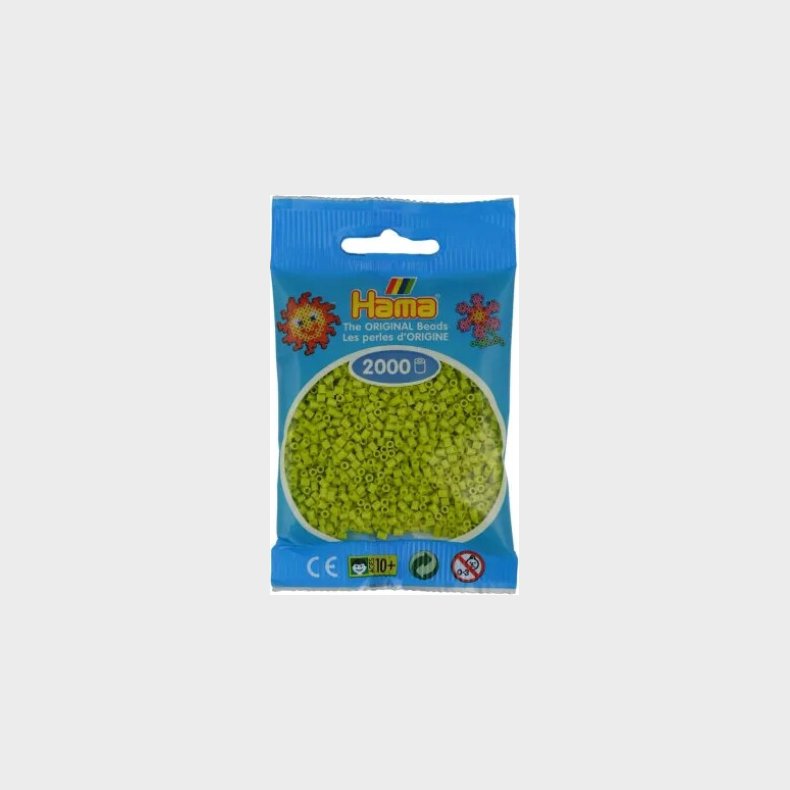 Hama Mini Perler - Lime - 2.000 Stk. - 501-104