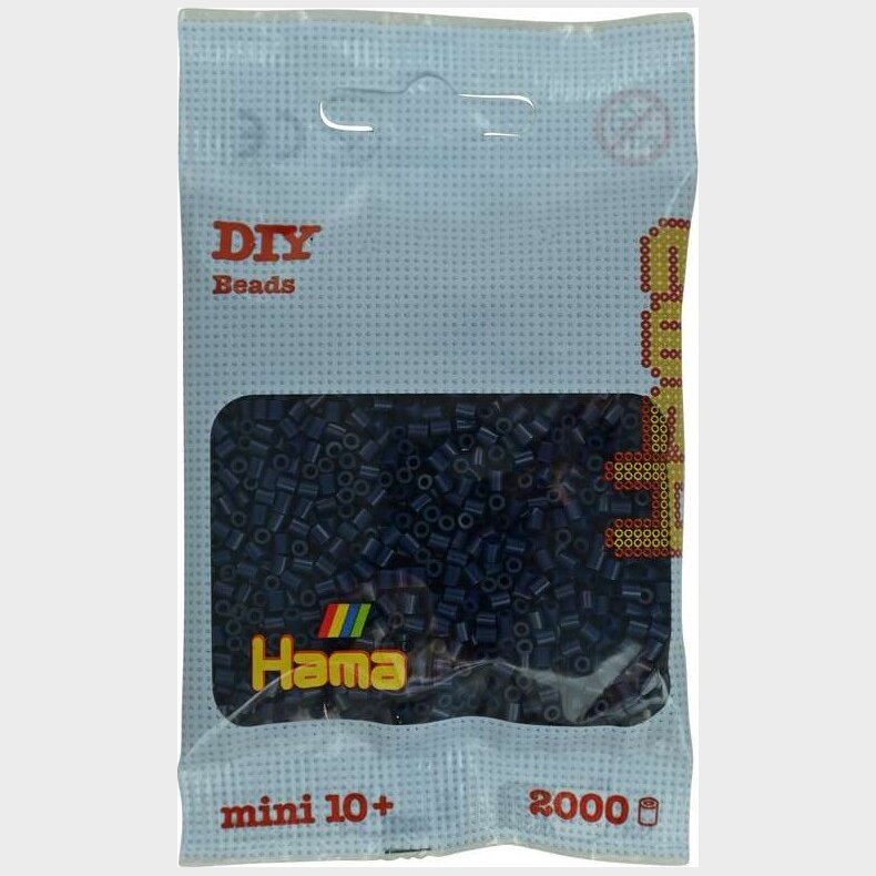 Hama Mini Perler - Midnatsbl - 2000 Stk. - 501-116