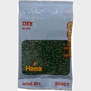 Hama Mini Perler - Skovgrn - 2.000 Stk. - 501-102