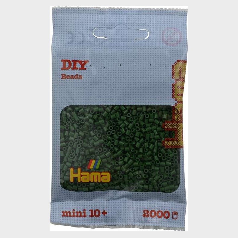 Hama Mini Perler - Skovgrn - 2.000 Stk. - 501-102