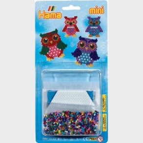 Hama Mini Perlest - Ugler Perleplade Og Perler - 5507
