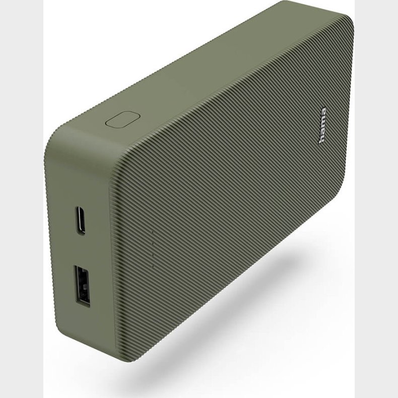 Hama Powerbank 20000 Mah - Usb-c + Usb-a - Colour 20 - Grn