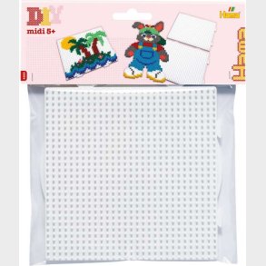Hama Midi Perleplader - Firkantede - 15x15 Cm - 2 Stk. - 234 - 4458
