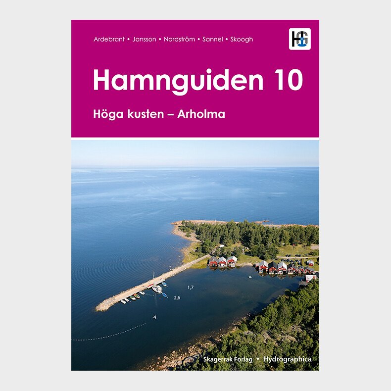 Hamnguiden 10 H�ga Kusten - Arholma - Ardebrant - Bog