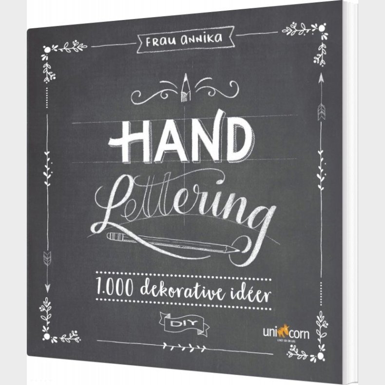 Hand Lettering Grundbog 1.000 Dekorative Id�er - Frau Annika - Bog