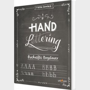 Hand Lettering vehfte Bogstaver - Frau Annika - Bog