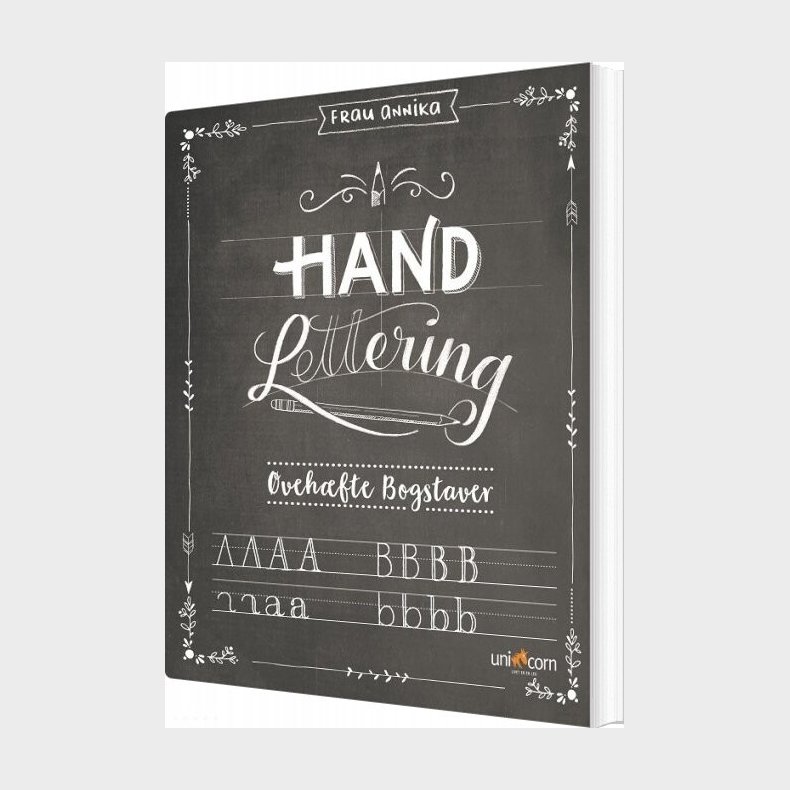 Hand Lettering vehfte Bogstaver - Frau Annika - Bog