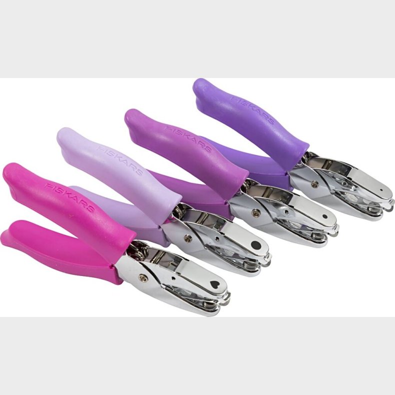 Fiskars - Stansejern St - Hjerte Og Cirkler - 4 Stk