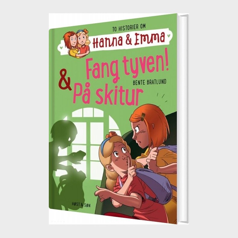 Hanna & Emma 5. Fang Tyven/p� Skitur - Bente Bratlund - Bog