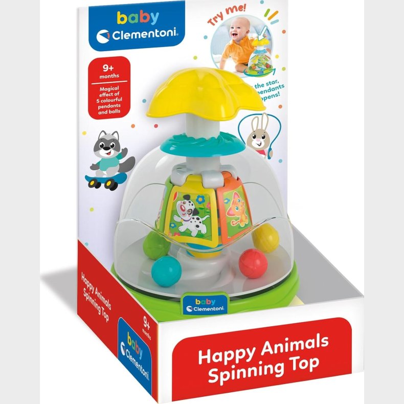 Snurretop Leget�j - Glade Dyr - Baby Clementoni