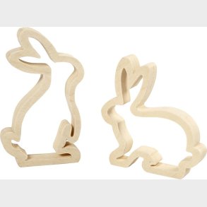 Harer - H 14 Cm - D 2 Cm - B 13 Cm - 2 Stk.