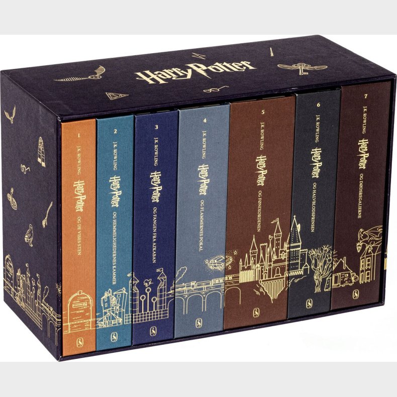 Harry Potter 1-7 - 25 �rs Jubil�umsudgaver I Bokss�t - J. K. Rowling - Bog