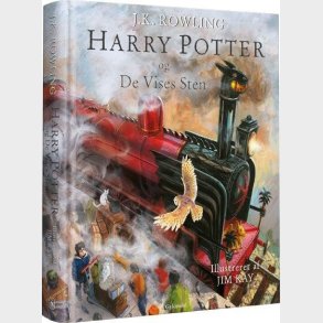 Harry Potter 1 - Illustreret Udgave - Og De Vises Sten - J. K. Rowling - Bog