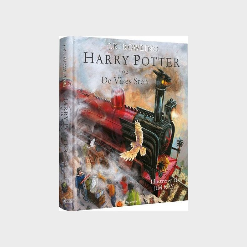 Harry Potter 1 - Illustreret Udgave - Og De Vises Sten - J. K. Rowling - Bog