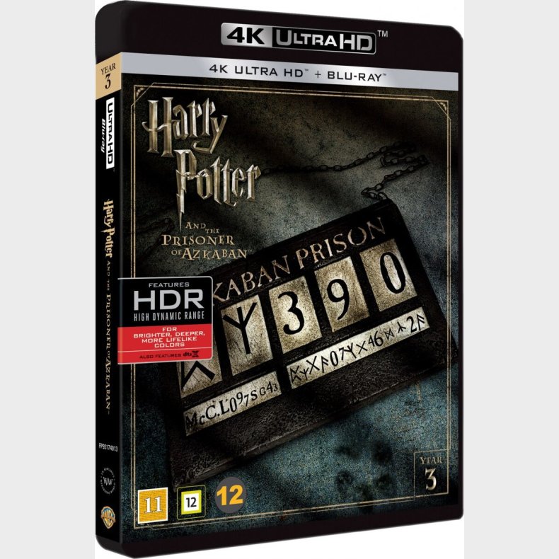 Harry Potter Og Fangen Fra Azkaban - Film 3 - 4K Blu-Ray