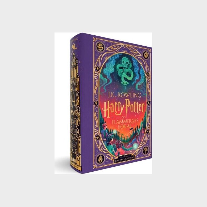 Harry Potter 4 - Harry Potter Og Flammernes Pokal - Pragtudgave - J. K. Rowling - Bog