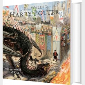 Harry Potter 4 - Illustreret Udgave - Og Flammernes Pokal - J. K. Rowling - Bog