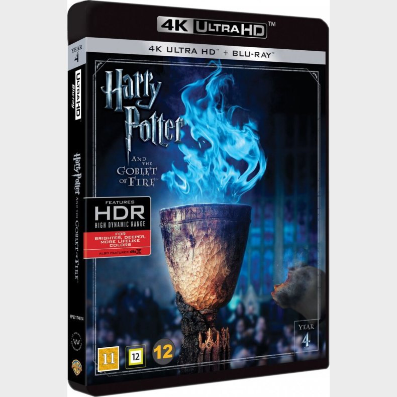 Harry Potter Og Flammernes Pokal - Film 4 - 4K Blu-Ray