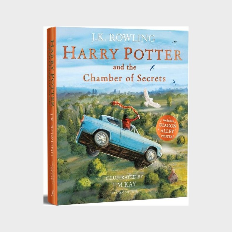 Harry Potter And The Chamber Of Secrets: Illustrated Edition - J. K. Rowling - English Book