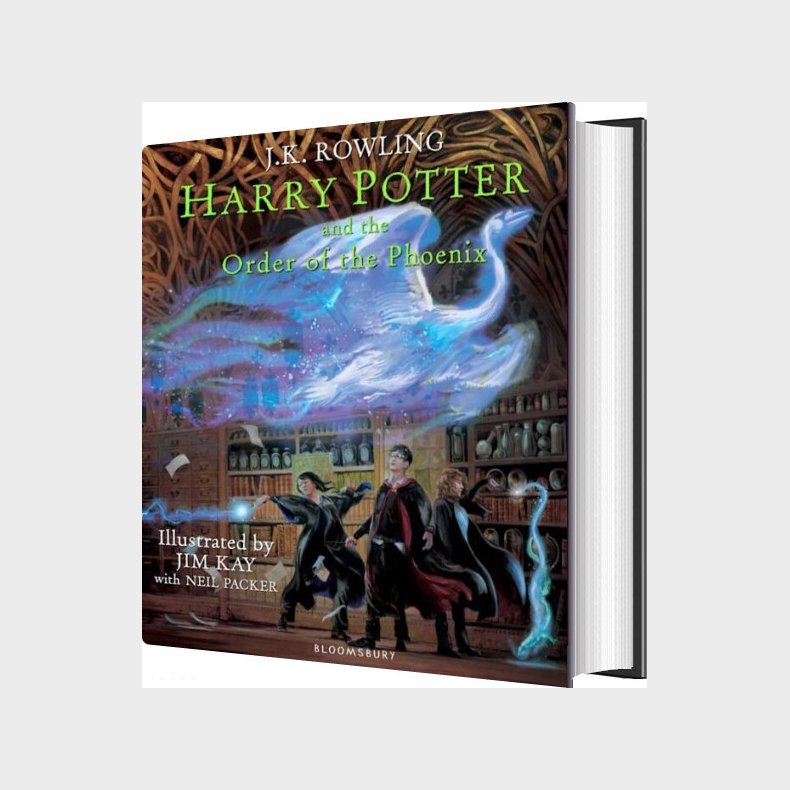 Harry Potter And The Order Of The Phoenix - Illustrated Edition - J. K. Rowling - English Book