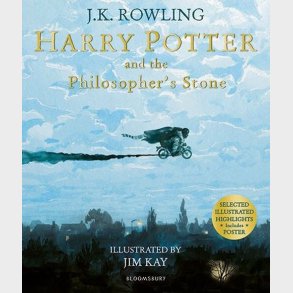 Harry Potter And The Philosopher's Stone: Illustrated Edition - J. K. Rowling - English Book