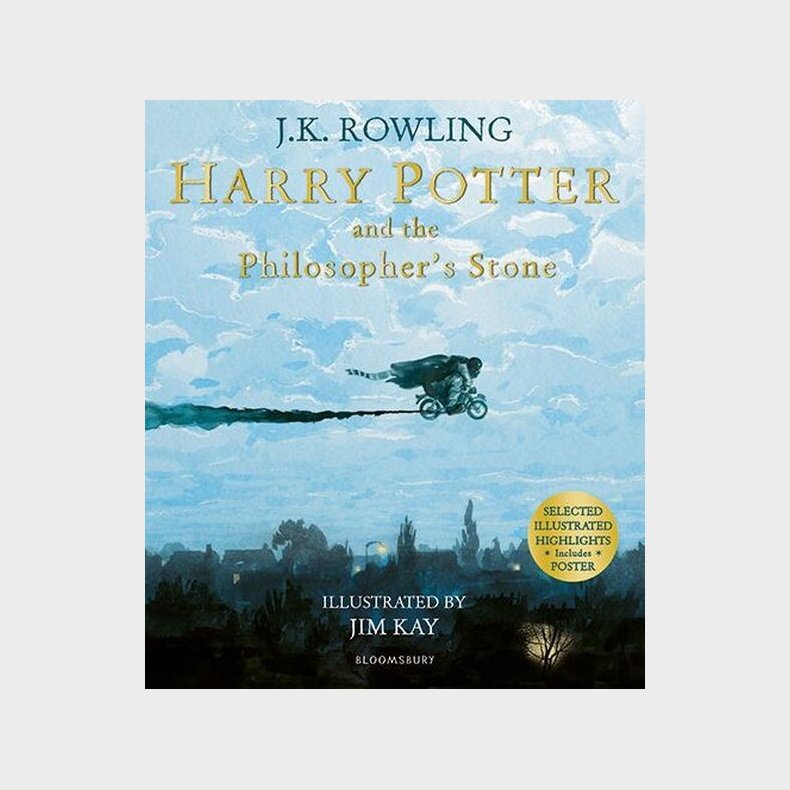 Harry Potter And The Philosopher's Stone: Illustrated Edition - J. K. Rowling - English Book
