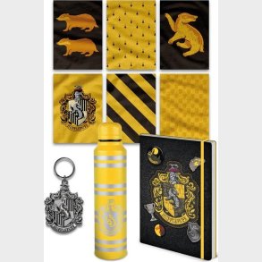 Harry Potter (colourful Crest Hufflepuff) Premium Gift Set