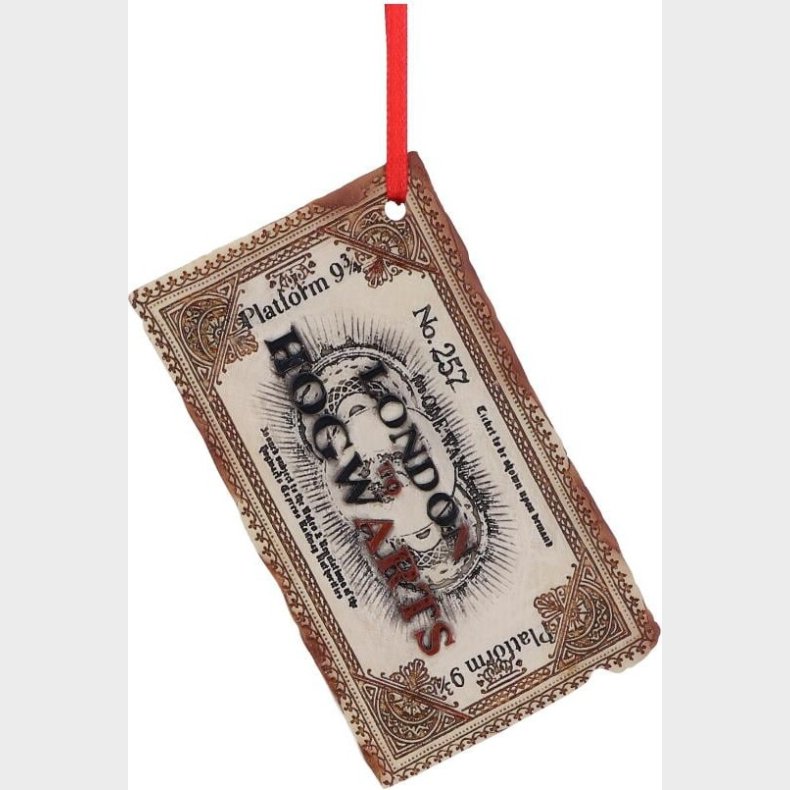 Harry Potter - Hogwarts Ticket - Ornament
